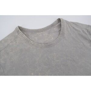 Lululemon 5 Year Basic Tee Men's Small Short Sleeve Shirt Cloudy Wash Dye Gray